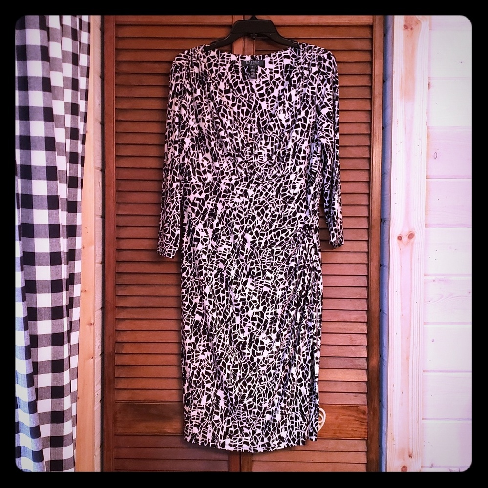 Lauren Faux wrap dress